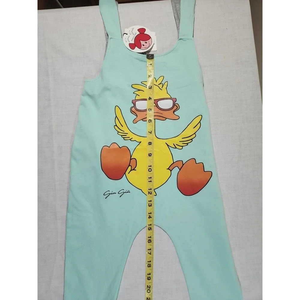 GIU GIU Unisex Children Overalls Duck‎ One Piece Jumpsuit  ITALY Size 1-2